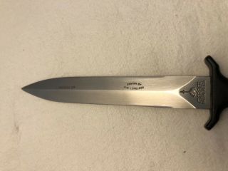 Vintage Gerber Guardian II fixed blade knife R.  W.  Loveless design made in 1983 10