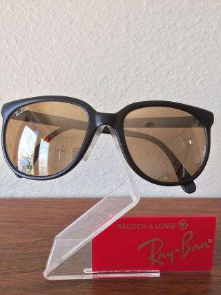 Vintage Ray Ban Bausch And Lomb Cats 1000 Rb50 50th Anniversary Sunglasses Nos