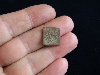 Medieval Bronze Coin Weight Antwerp