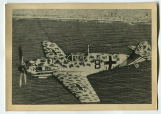 German World Warii Archived Photo Messerschmitt Bf 109 Aircraft