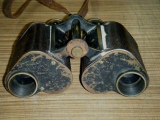 Vintage c1896 Carl Zeiss Jena D.  R.  P.  Jagdglas Verge 5 Binoculars S/N 2664 3