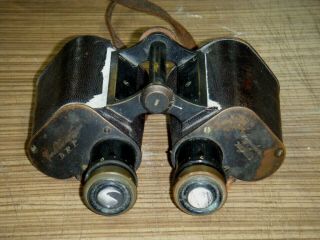 Vintage c1896 Carl Zeiss Jena D.  R.  P.  Jagdglas Verge 5 Binoculars S/N 2664 4