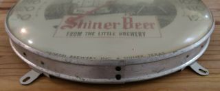 60/70 ' s Vintage Shiner Beer Thermometer 12 