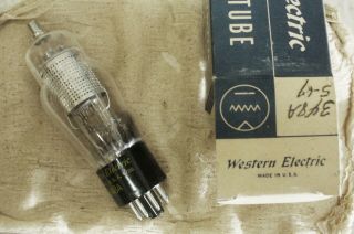Western Electric 348a Pentode Vacuum Tube,  1967 Vintage,