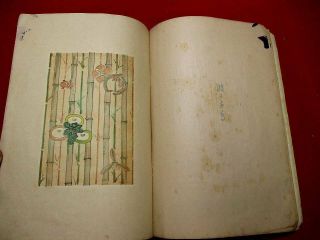 1 - 5 Rare SHIKUN Japanese art design Woodblock print BOOK 7
