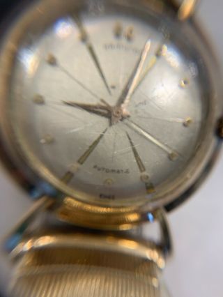 HAMILTON VINTAGE AUTOMATIC - 10K GOLD PLATED - KEEPS GREAT TIME,  Fancy Lugs RARE 10