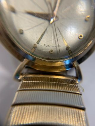 HAMILTON VINTAGE AUTOMATIC - 10K GOLD PLATED - KEEPS GREAT TIME,  Fancy Lugs RARE 11