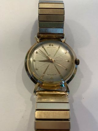 Hamilton Vintage Automatic - 10k Gold Plated - Keeps Great Time,  Fancy Lugs Rare