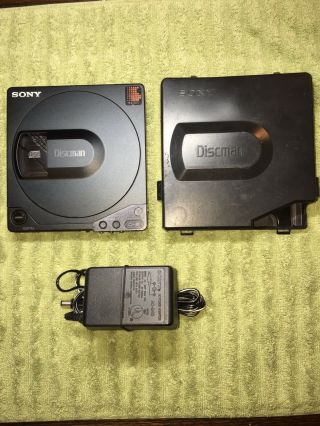 Sony D - 15 Portable Discman Vintage Audiophile Cd Player Digital Audio 1988 Japan