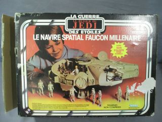 STAR WARS Vintage MILLENNIUM FALCON w/ Box & Return of the Jedi 11