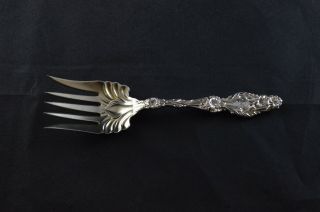 Whiting Division Lily Sterling Silver Sardine Fork Gw - 5 - 1/2 "