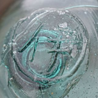 Japanese Glass Fishing Float,  Wp Mark 41 - A,  3.  02 " Diameter,  Rare Mark