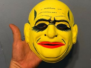 VINTAGE BEN COOPER UNCLE FESTER ADDAMS FAMILY COSTUME,  MASK & BOX 1965 HALLOWEEN 8