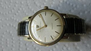 Vintage 10k Gold Filled Girard Perregaux Sea Hawk Mens Watch - Parts/Repair 2