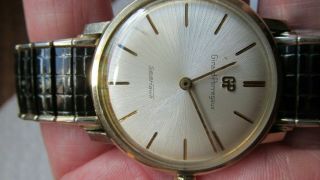 Vintage 10k Gold Filled Girard Perregaux Sea Hawk Mens Watch - Parts/Repair 4