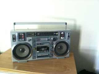 Lasonic TRC - 920T vintage boombox cassette player radio 12