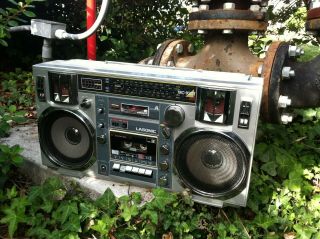 Lasonic TRC - 920T vintage boombox cassette player radio 2