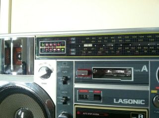 Lasonic TRC - 920T vintage boombox cassette player radio 6