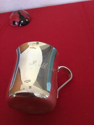 Authentic Tiffany & Co 925 Heavy Sterling Silver 23245 Baby Cup Circa 1990 w Box 2