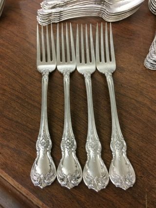 4 Towle Old Master Sterling Silver 7 - 1/8 " Dinner (place) Forks