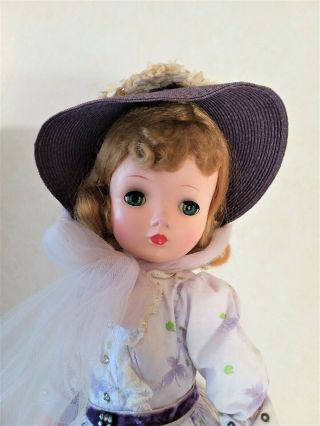 Vintage Cissy In Lovely Purple Butterfly Dress Hat Slip Pants