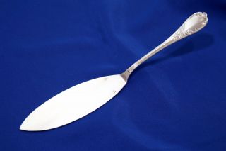 Christofle Marly Silver - Plate Fish Serving Knife Ladle 11 " France Tx