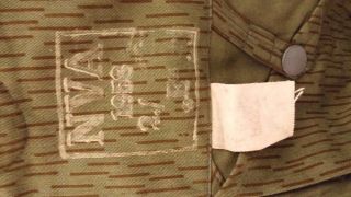 RARE 1980 ' S Vintage East German Army Rain Pattern Tactical VEST Military Clothes 9