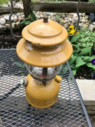 Vintage Coleman Lantern 200A Rare Color Tan 4