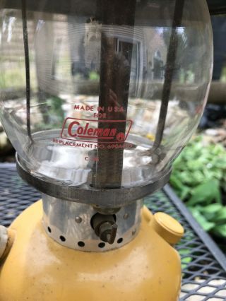 Vintage Coleman Lantern 200A Rare Color Tan 6