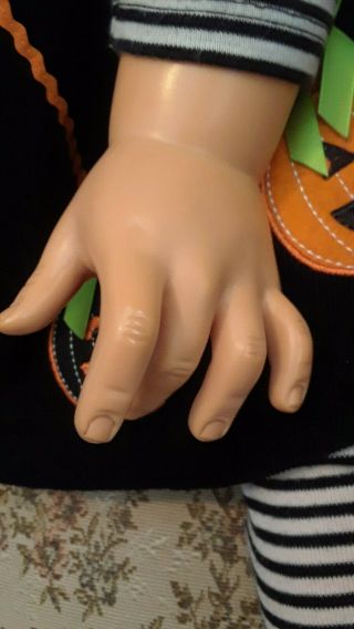 Vintage Ideal Patti Playpal Curly Bob Hair with Halloween Outfit 4
