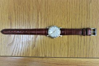 Jaeger Lecoultre Vintage 9ct Solid gold Watch 8