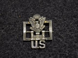 Wwii Us Army Corp Of Engineers Sterling Silver Sweetheart Pin
