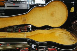 Ventura Acrylic Vintage very rare electric 6 string Guitar with case 10
