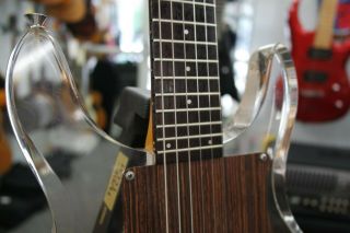 Ventura Acrylic Vintage very rare electric 6 string Guitar with case 4