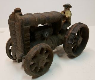 Antique Cast Iron Toy Ford Tractor Toy