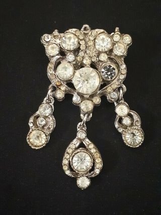 Antique Costume Jewellery 1940s Vintage Brooches