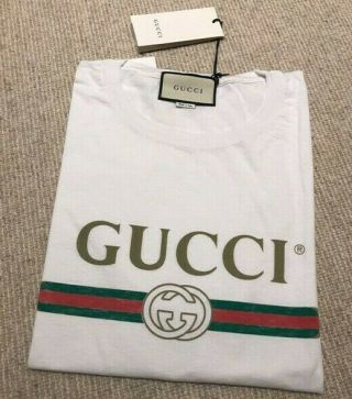 Gucci Washed Vintage T - Shirt Men 