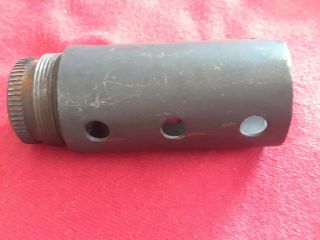 STEN WW2 Mk2 barrel nut,  with WW2 use sling markings 5