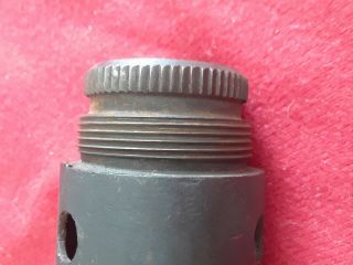 STEN WW2 Mk2 barrel nut,  with WW2 use sling markings 8