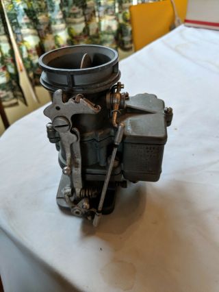Vintage Stromberg 97 Carburetor / Throttle Base Ee1 Hot Rod Rat Rod