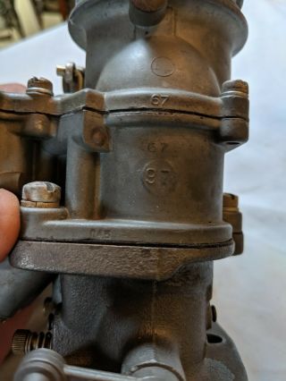 Vintage Stromberg 97 Carburetor / Throttle Base EE1 Hot Rod Rat Rod 7