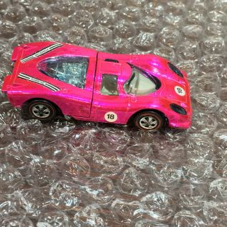 Vintage Hot Pink Porsche 917 Redline Hotwheel Diecast Car