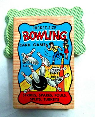 Warren Built - Rite Small Boxed Bowling Card Game - Complete Game
