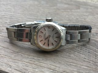 Vintage Rolex Tudor Ladies Princess Oyster Date Watch Stainless Diver Automatic 2