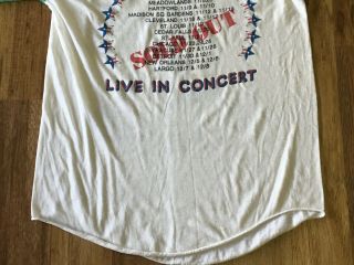M - Vtg 1981 The Rolling Stones Live In Concert Raglan Tour T - Shirt Made USA 6