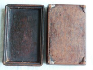 A CHINESE HARDWOOD INLAID RECTANGULAR BOX AND COVER QING PERIOD MOTHER OF PEARL 4