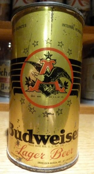 Budweiser Oi Can - Open Star - Usbc 43 - 37 - Rare -
