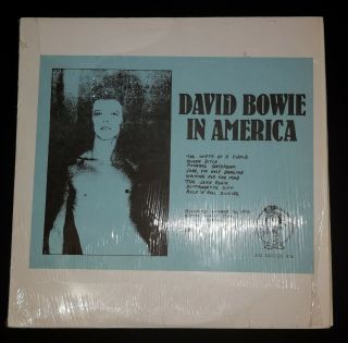 David Bowie - In America Rare Live Lp K&s Records 006 Red Vinyl