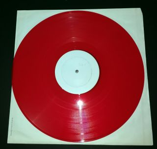 DAVID BOWIE - In America Rare Live LP K&S Records 006 Red Vinyl 2
