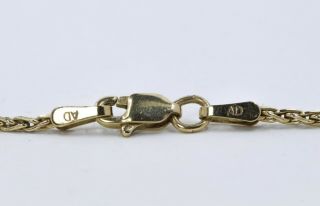 Vintage 14k rose gold Lariat tassel necklace 8.  6 grams (128) 3